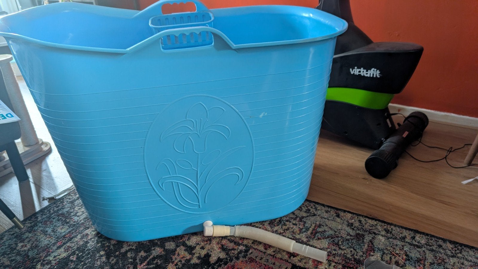 Bath bucket ekeo zitbad blauw, Ophalen, Gebruikt, Overige typen, 50 tot 100 cm