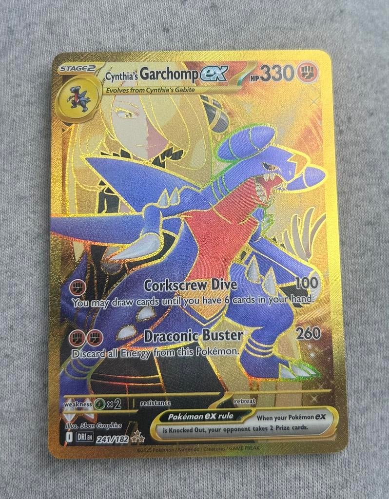 Garchomp ex DRI 241/182, Ophalen, Nieuw, Losse kaart, Foil