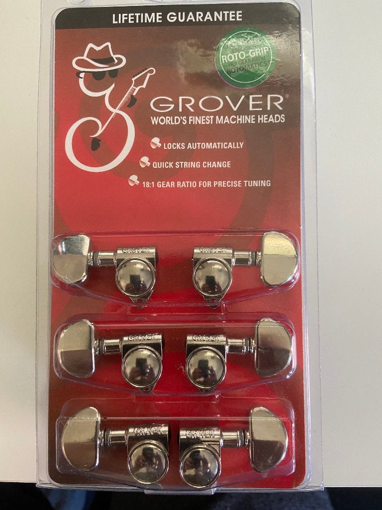 Ruil/ koop Grover 502c Locking Tuners (ongeopend), Ophalen of Verzenden, Zo goed als nieuw, Elektrische gitaar