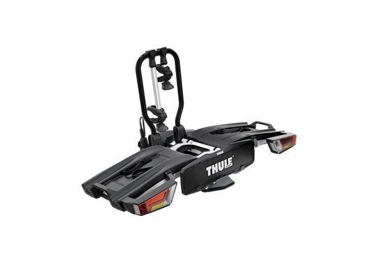 Fietsendrager Thule EasyFold - Geschikt voor 2 zware fietsen, Ophalen, Zo goed als nieuw, 2 fietsen, Trekhaakdrager