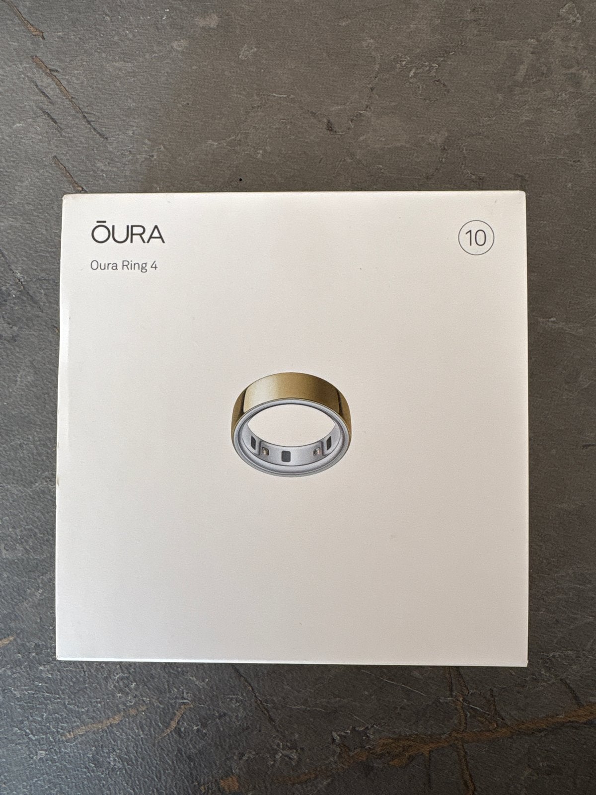 Oura Ring 4 Gold - Maat 10, Sieraden, Tassen en Uiterlijk, Nieuw, Ophalen of Verzenden, Waterdicht, Android