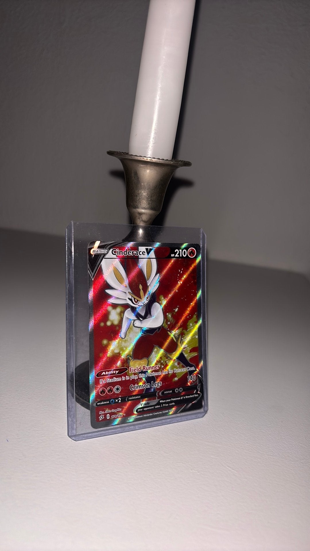 Cinderace V Full Art 178/192 (rebel clash) mint, Verzenden, Zo goed als nieuw