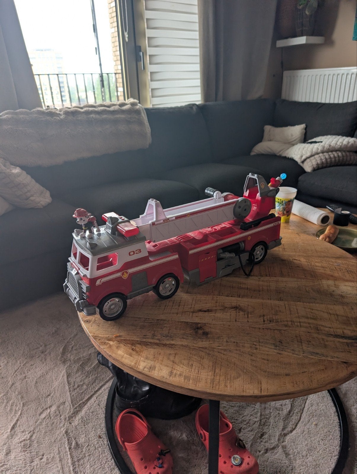 Paw Patrol Brandweer Truck - Marshall's Ultimate Rescue, Ophalen of Verzenden, Gebruikt