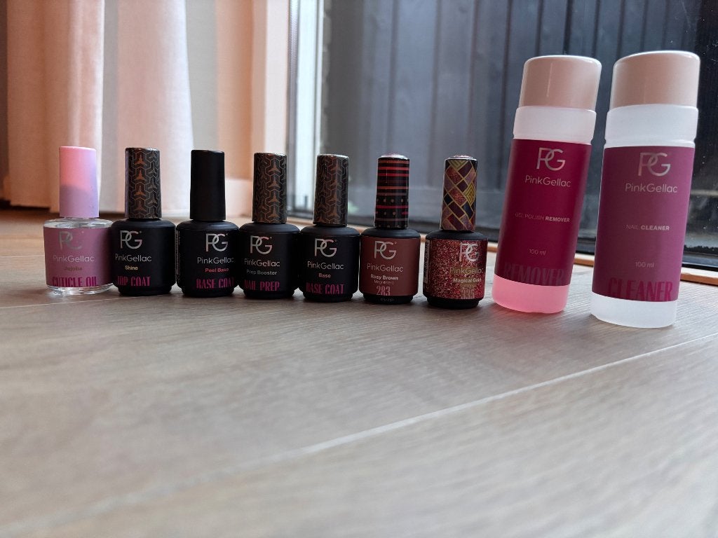 Nagelset Pink Gellac, Ophalen, Gebruikt, Overige kleuren, Handen en Nagels