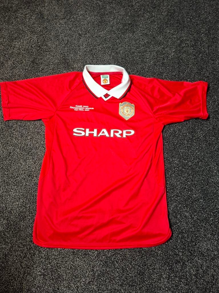 Manchester united retro shirt maat L, Ophalen of Verzenden, Nieuw, Shirt