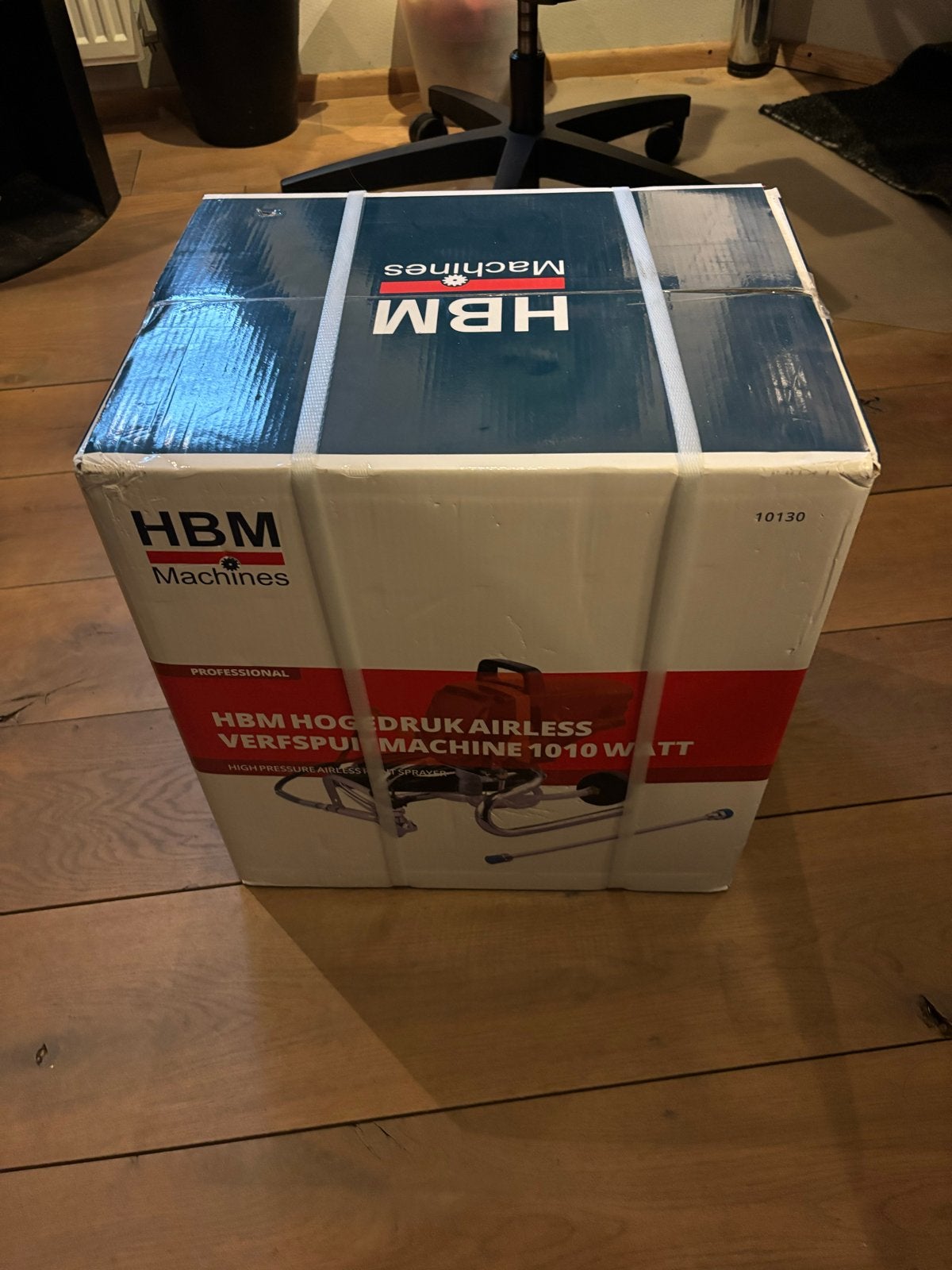 HBM Airless Verfspuit 1010W - Nieuw in doos, Ophalen of Verzenden, Nieuw, Verfspuit of Verfpomp