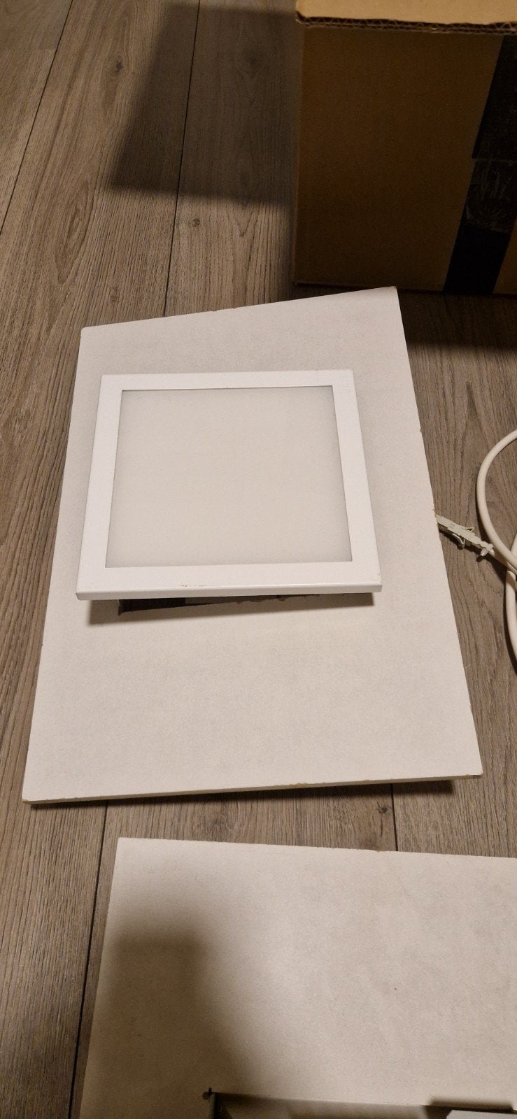 2x RIDI LED plafondlamp 3x travo, Ophalen of Verzenden, Gebruikt