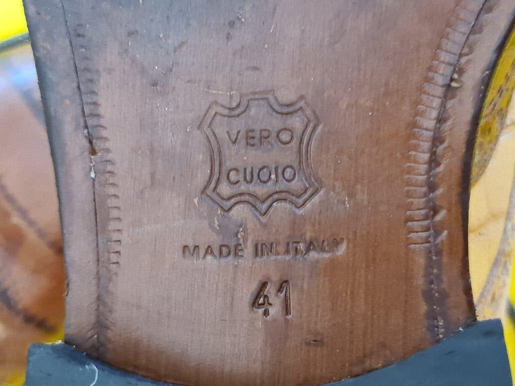 Giorgio half hoog schoenen met cognac kleur maat 41, Ophalen, Bruin, Giorgio, Zo goed als nieuw