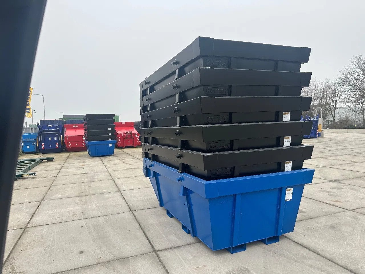 Sidalco 6m3 met heftruck lepel kokers (bj 2025)