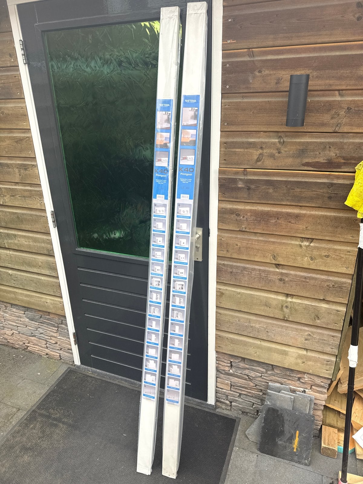 Attema K40 Plintgoot - 2 meter basisprofiel en afdekplint, Ophalen, Overige typen, Nieuw, Minder dan 20 cm