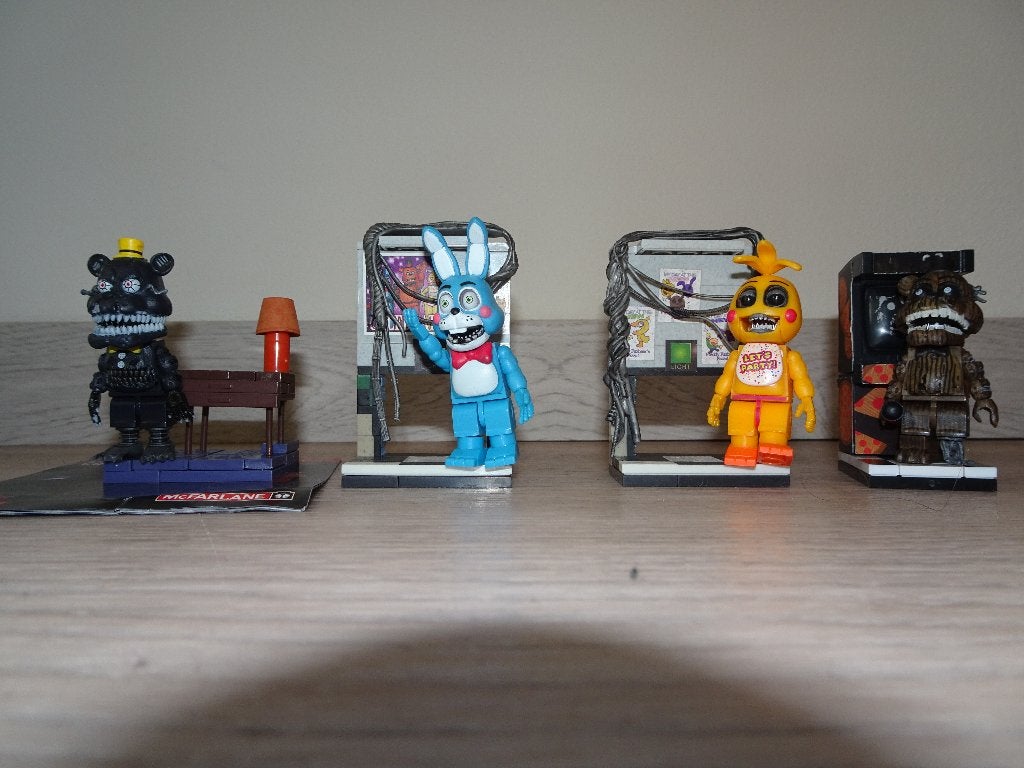 Five Nights of Freddys construction sets, Ophalen of Verzenden, Zo goed als nieuw