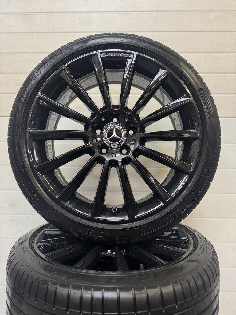 NIEUW 19’’VELGEN AMG C LASSE W205 ZOMERBANDEN, 19 inch, -, -, Banden en Velgen