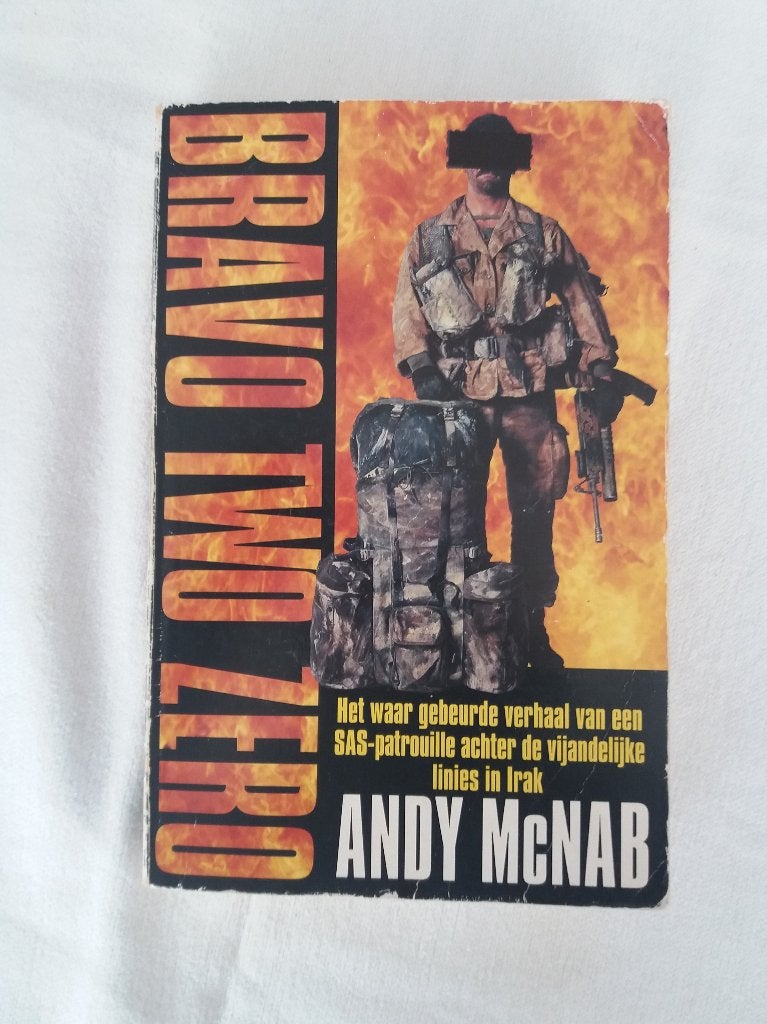 Bravo two zero - andy mcnab, Ophalen of Verzenden, Tweede Wereldoorlog, Gelezen