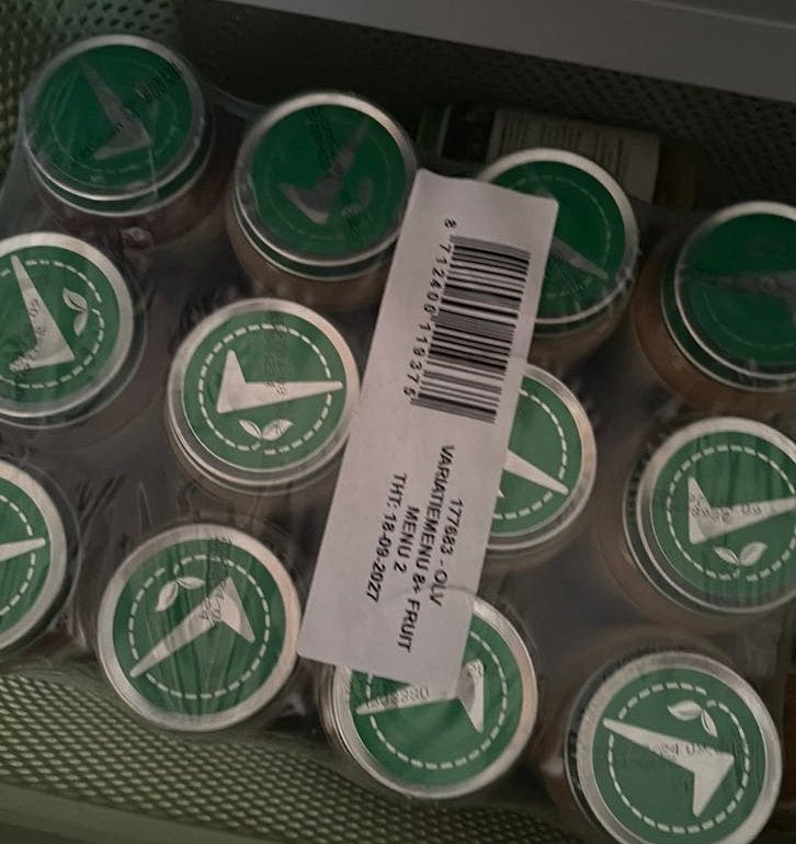 fruitpotjes olvarit 8+, Ophalen, Nieuw, Overige typen, Overige merken