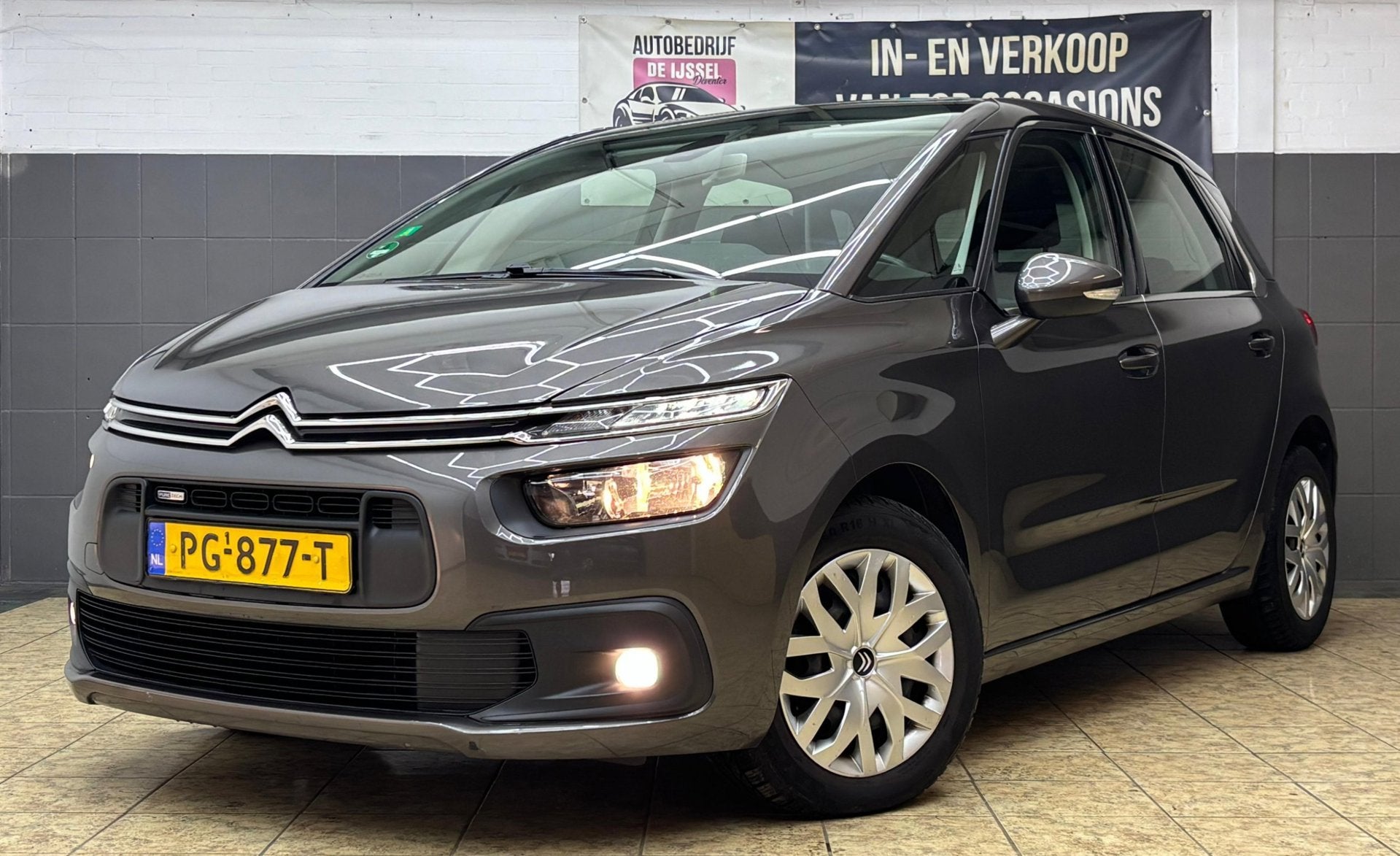 Citroen C4 Picasso 1.2 P-Tech Selection/ 2DE Eigen / Garanti, Auto's, Citroën, Lichtsensor, Stof, Gebruikt, 1199 cc