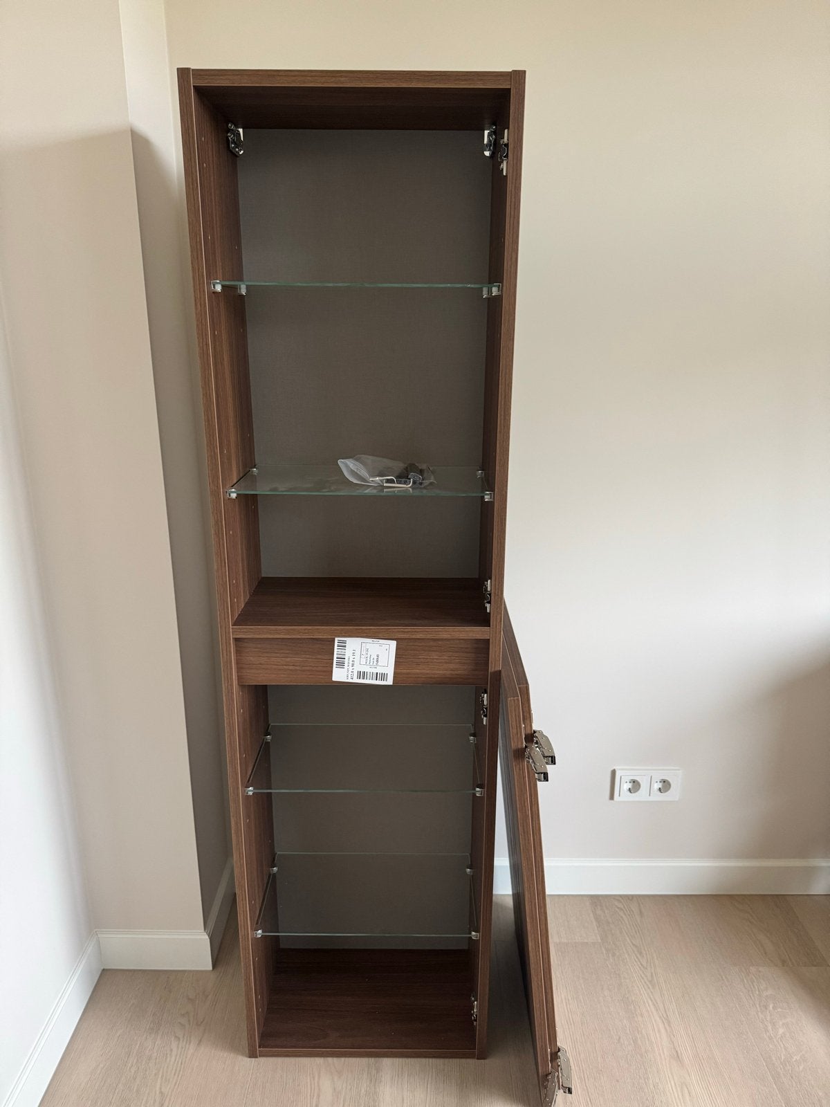 Badkamerkast hout 29x165x45cm, Ophalen, (Half)hoge kast, Minder dan 50 cm, Nieuw