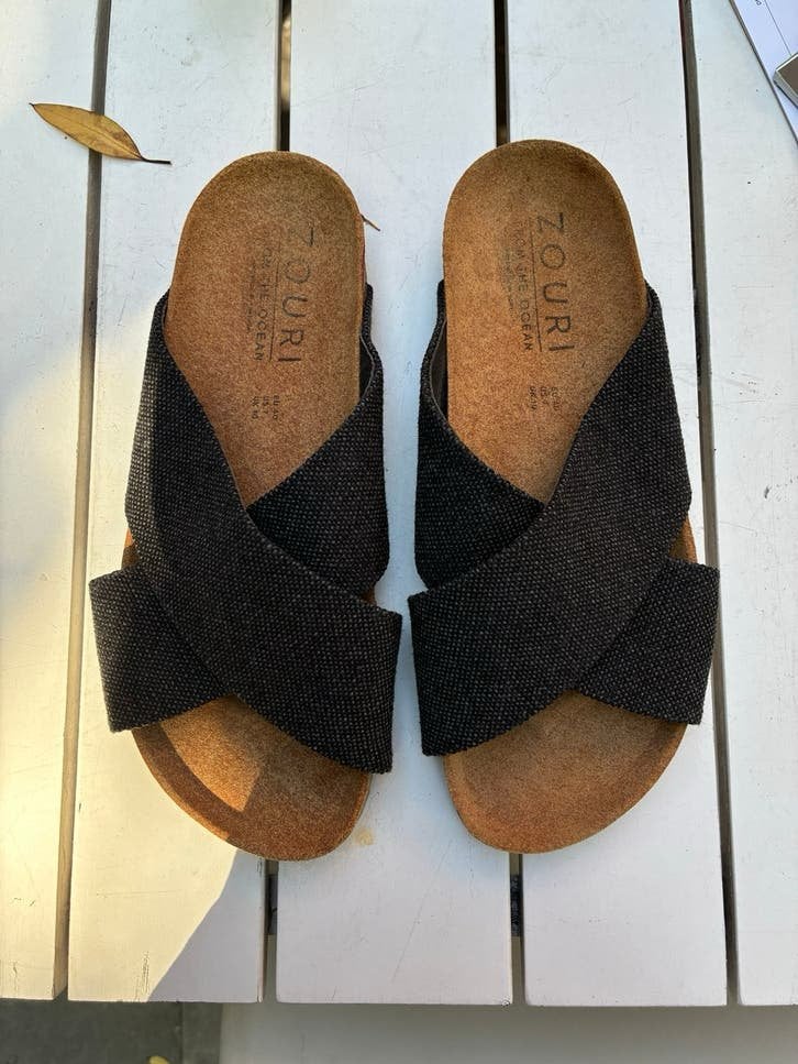 Zouri sandalen, maat 40, zo goed als nieuw, Ophalen of Verzenden, Zo goed als nieuw, Zwart, Sandalen of Muiltjes