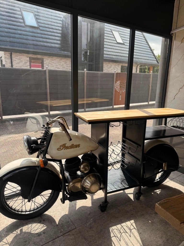 Vintage Motorfiets Bar, Ophalen, Gebruikt
