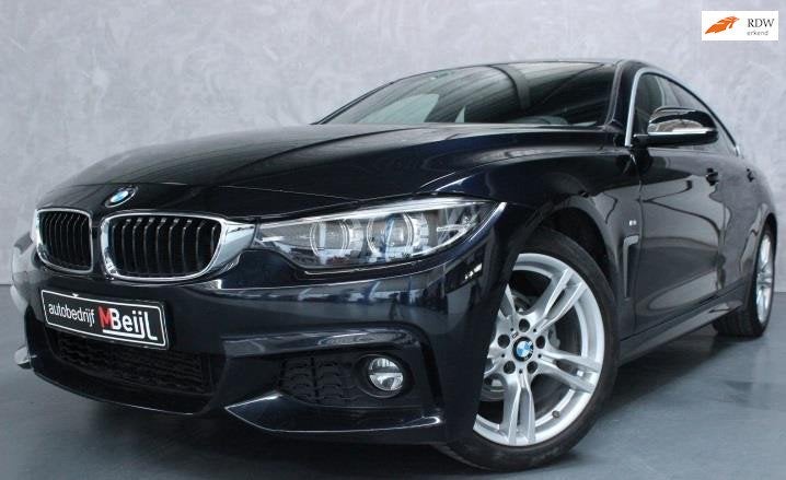 BMW 4-serie Gran Coupé 418i Executive /M Pakket /Dealer ond, Auto's, Automaat, Gebruikt, Euro 6, Zwart