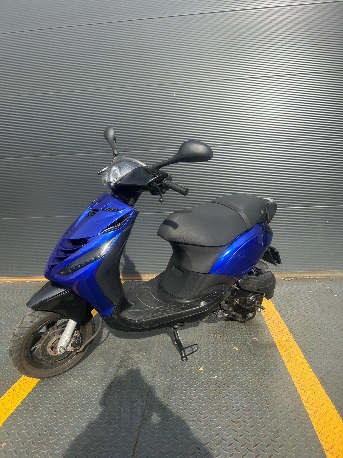 PiaggioZip SP 4t 80cc malossi candyblue 2012 brom geen wok, Ophalen, Zo goed als nieuw, Overige typen, Piaggio