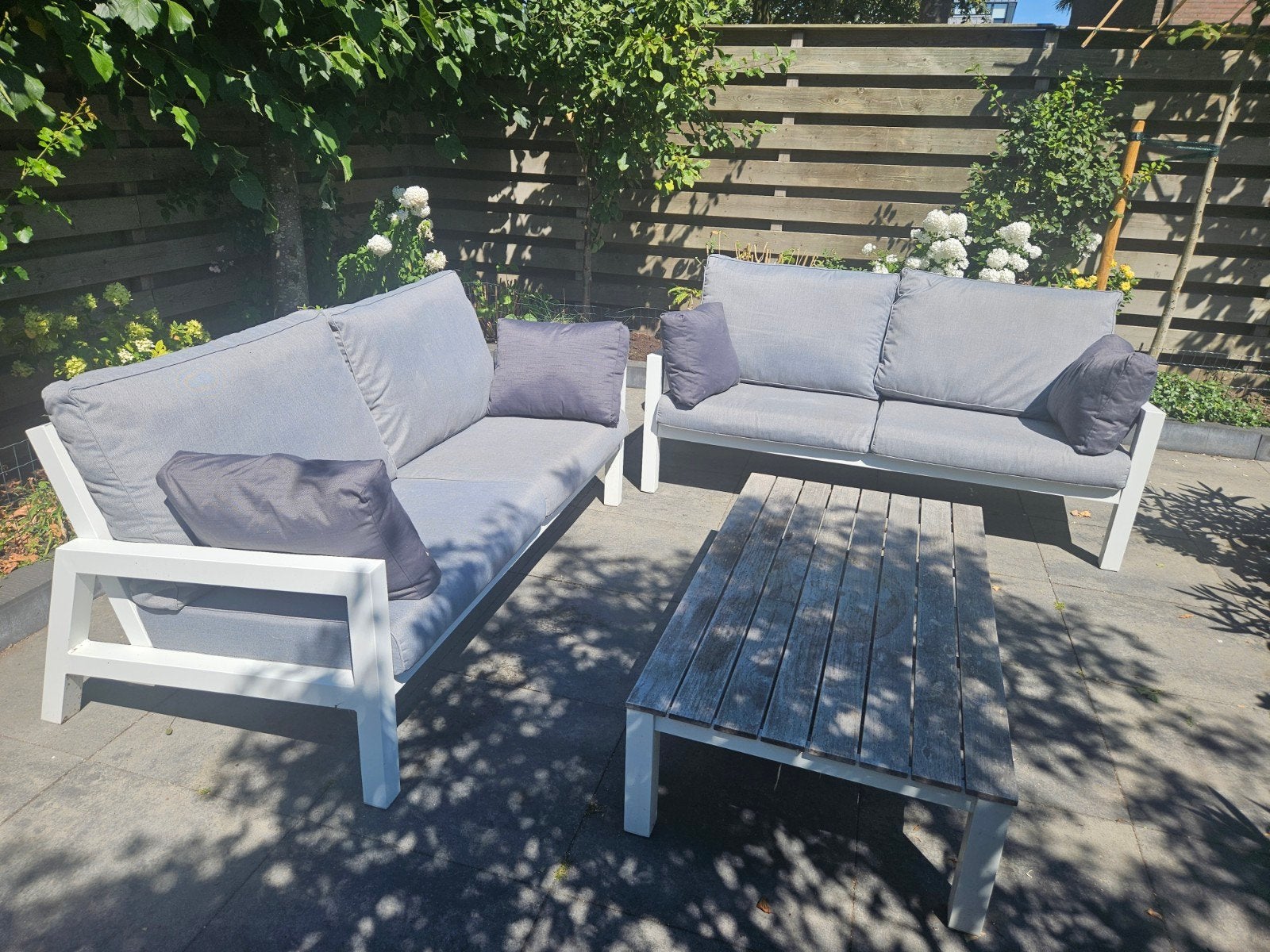 Suns loungebanken set, Ophalen, Zo goed als nieuw, Aluminium