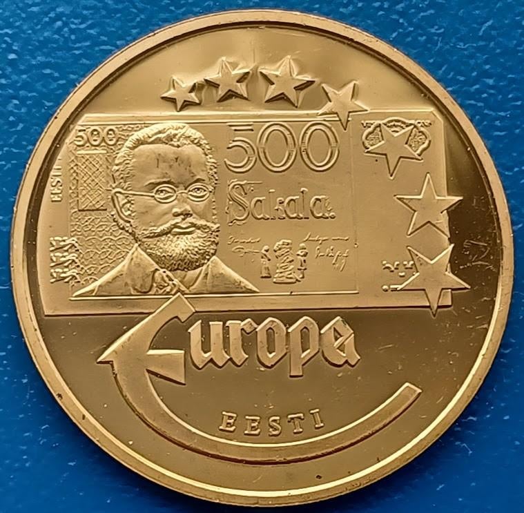 Estland Europa penning - 2003 UNC, Verzenden, Brons, Buitenland