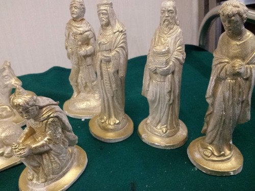 128 ] kerststal beelden 13 stuks, Ophalen of Verzenden, 'T Olde Gre-j, Info@toldegrej.nl, Endepoelstraat 20f Didam