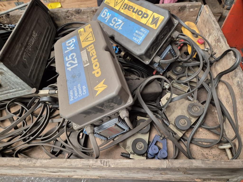 Donati kraanbaan systeem, Ophalen, Gebruikt, Elektrisch