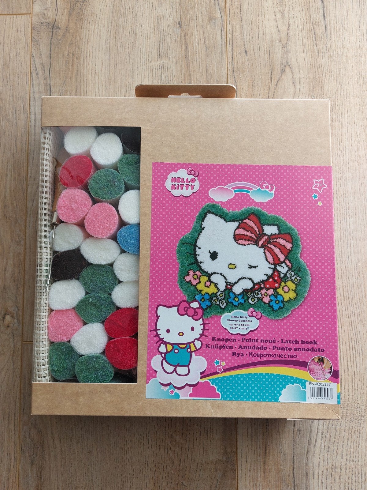 Knooptapijtpakket van Hello Kitty (Vervaco), Ophalen of Verzenden, Nieuw, Borduurpakket