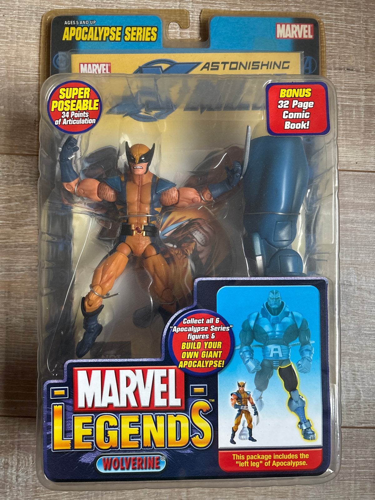 Marvel Legends Wolverine Astonishing X-Men Apocalypse Series, Ophalen of Verzenden, Nieuw