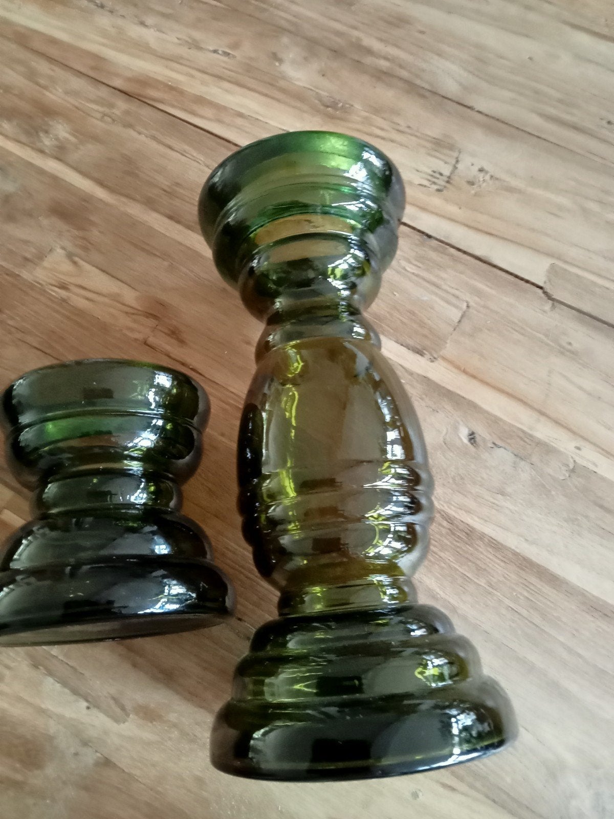 geweldig stoere design kandelaars, Ophalen, Groen, Glas, Kandelaar
