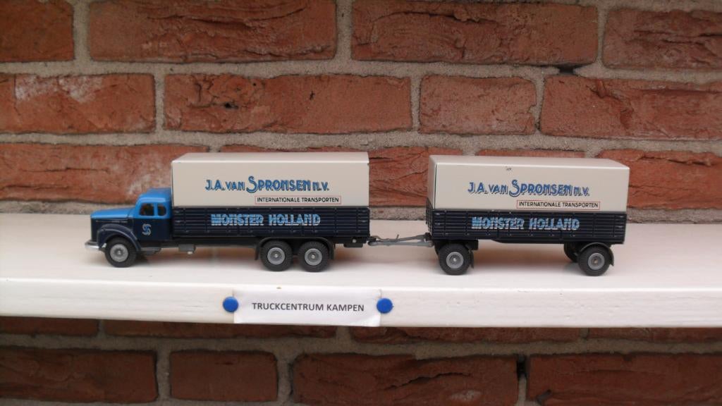 Tekno  Scania  Torpedo  van  J. A. van  Spronsen., Hobby en Vrije tijd, Modelauto's | 1:50, Ophalen of Verzenden, Zo goed als nieuw