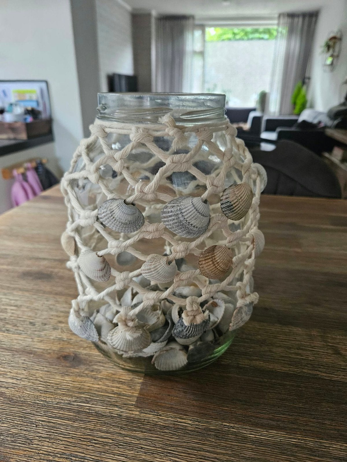 schelpenvaas, Huis en Inrichting, Ophalen of Verzenden, Zo goed als nieuw