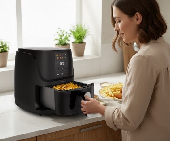 Tomado TAF3010B - Airfryer - Heteluchtfriteuse - 3 liter, Verzenden, Nieuw, Airfryer