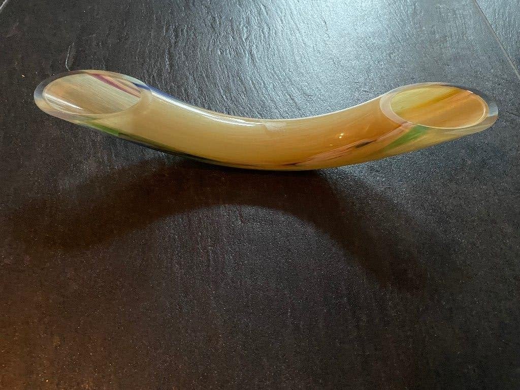 Glazen object- gondola vaas ca 1950, Ophalen of Verzenden