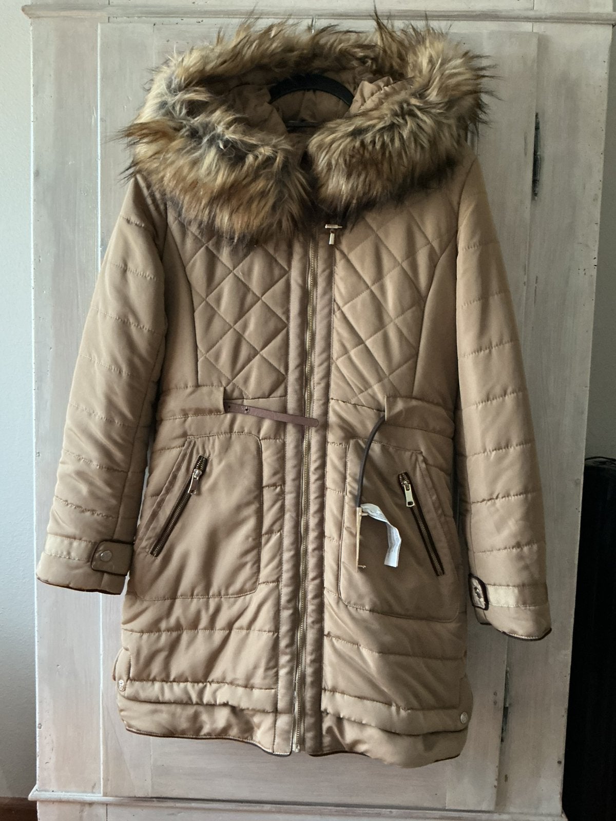 PRACHTIGE NIEUWE WINTERJAS 🧥 SUPER MOOI !!, Ophalen of Verzenden, Nieuw, Beige