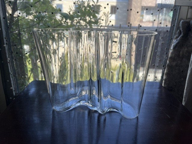 iitala vaas, Transparant, 16 cm, Ophalen of Verzenden, Glas