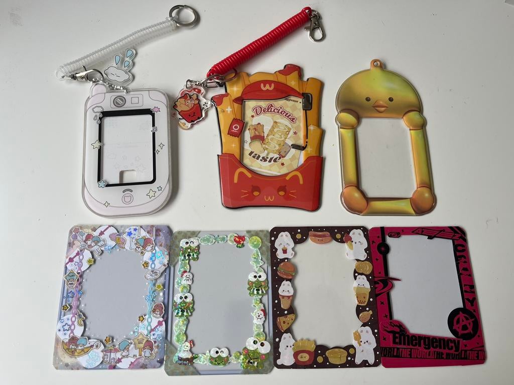 Diverse photocard holders / kaarthouders, Verzenden, Zo goed als nieuw, Overige typen