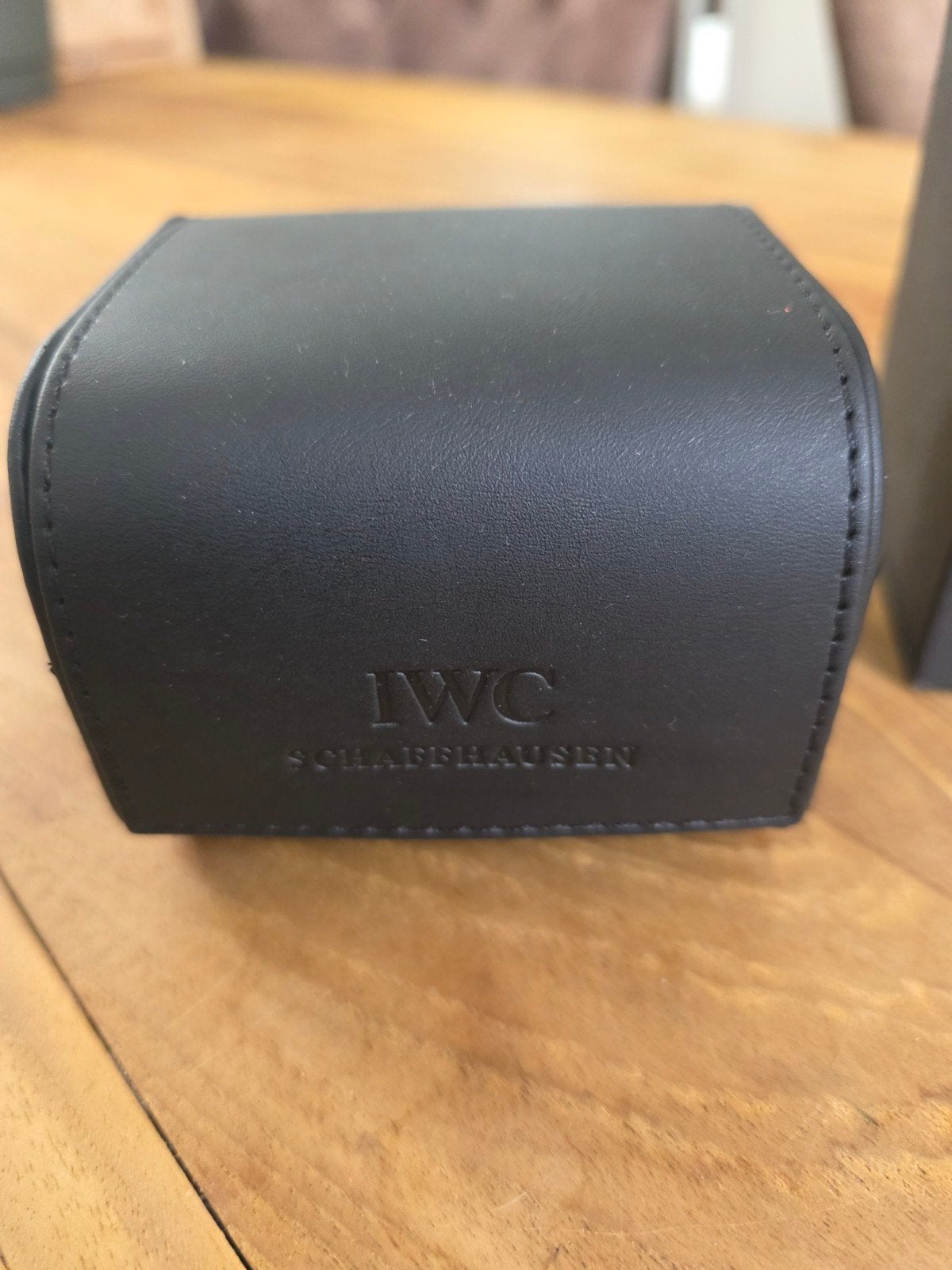 IWC Schaffhausen horlogedoos - Zwart, Ophalen of Verzenden, Iwc, Iwc@watches.ch, Baumgartenstrasse 15, 8201 Schaffhausen, Zwitserland