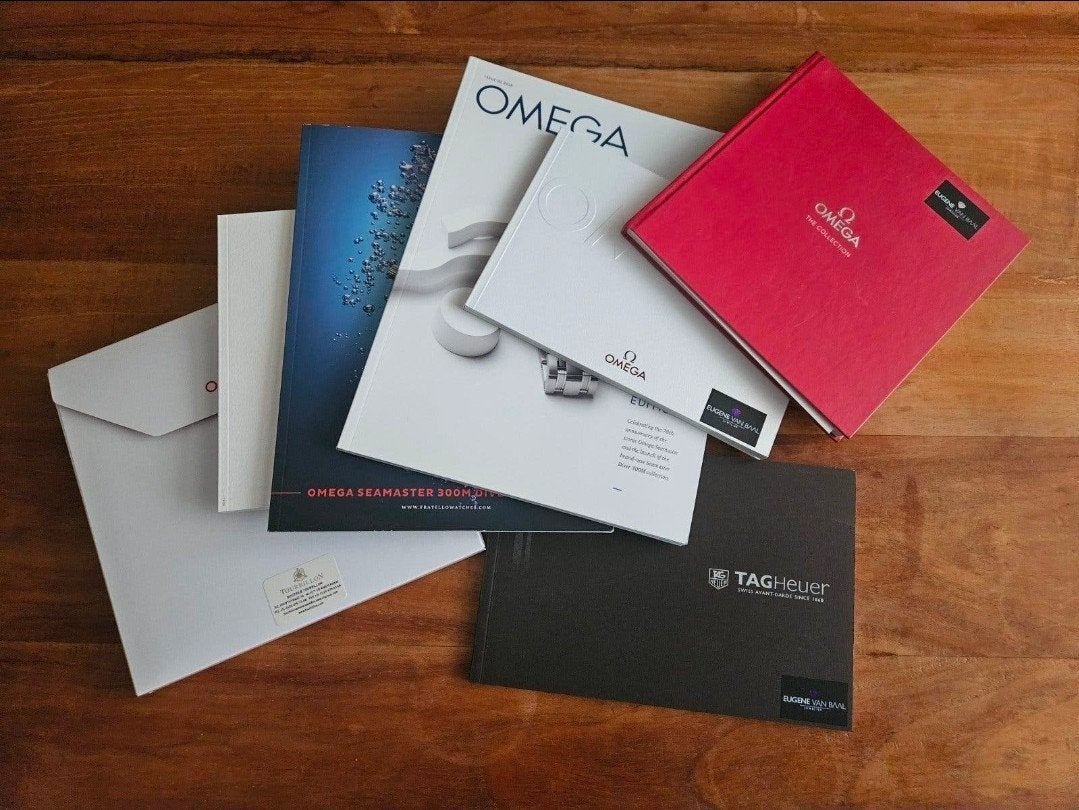 7x Boeken: 6x Omega, 1x Tag Heuer [NIEUW] ⌚, Verzenden, Nieuw, Catalogus