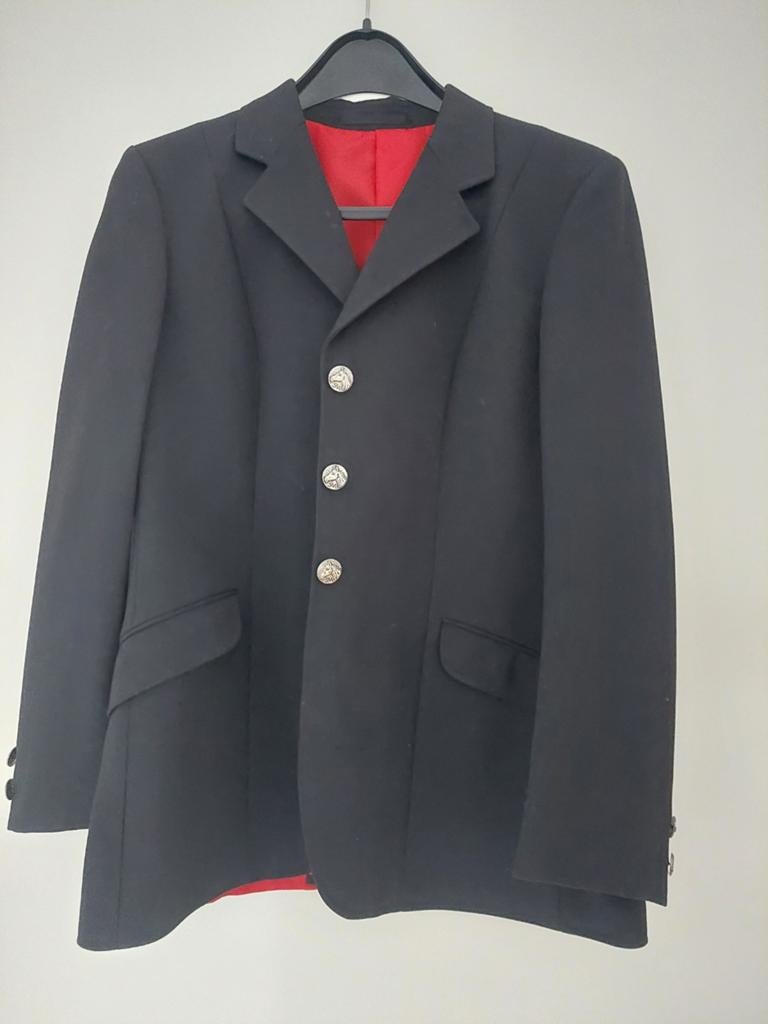 Zwart wedstrijdjasje maat 42, Dieren en Toebehoren, Paardrijkleding, Ophalen of Verzenden, Dressuur, Bovenkleding