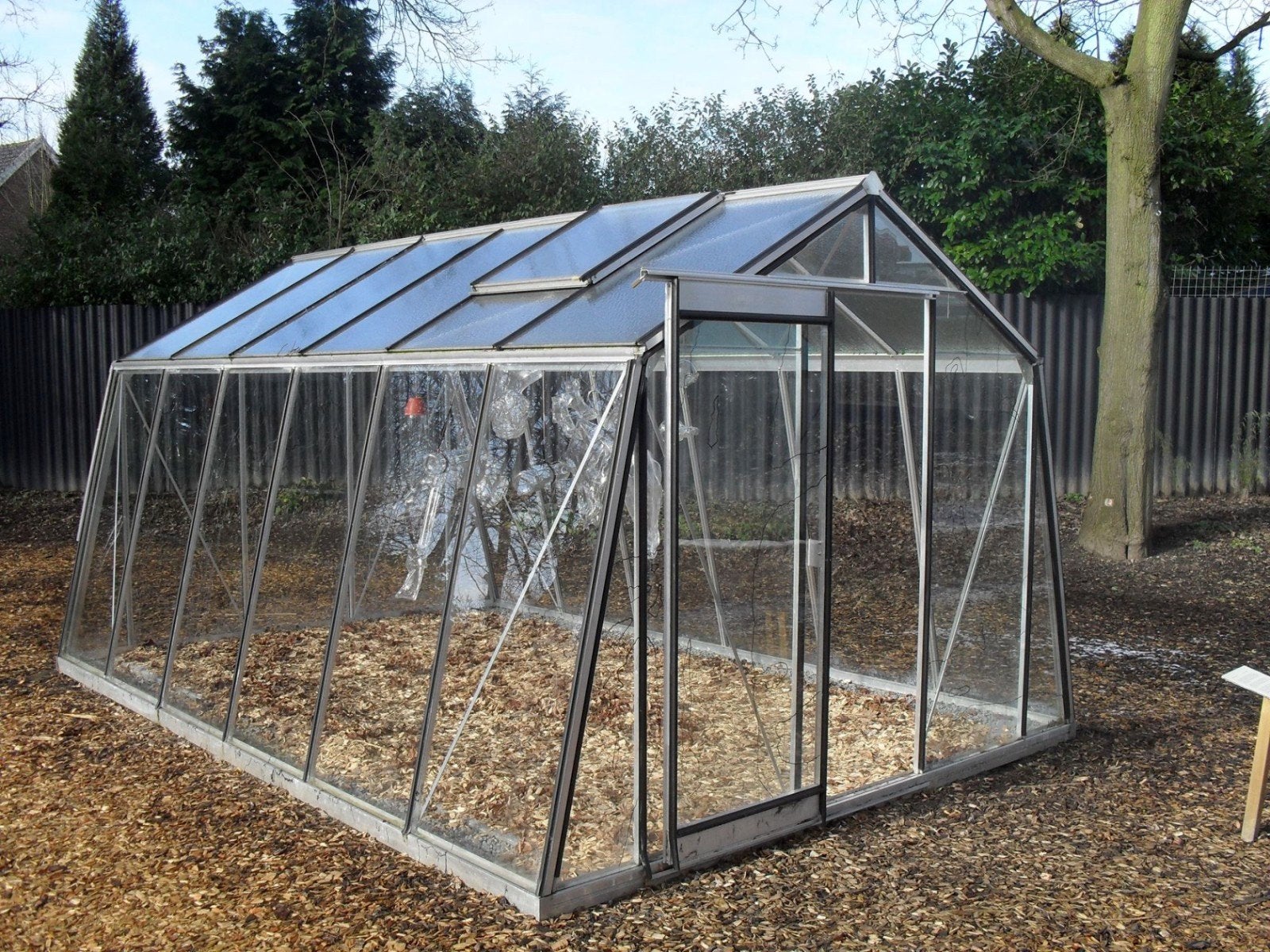 ACD 3,06x4,45m - Aluminium 1 jaar oud, Tuin en Terras, Ophalen, Glas, Aluminium