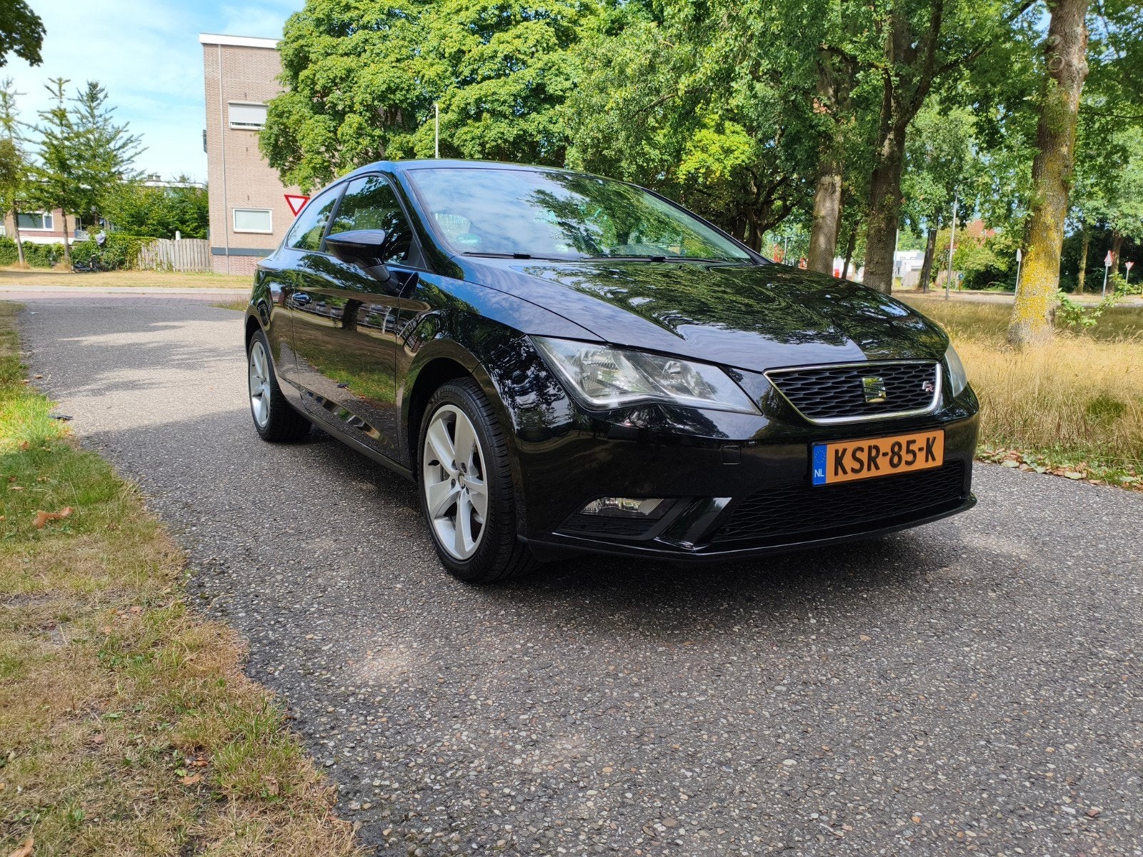 SEAT Leon 1.2 TSI SC Style Airco Clima Alcantara Navi Trekh., Auto's, Voorwielaandrijving, Euro 5, Zwart, 4 cilinders