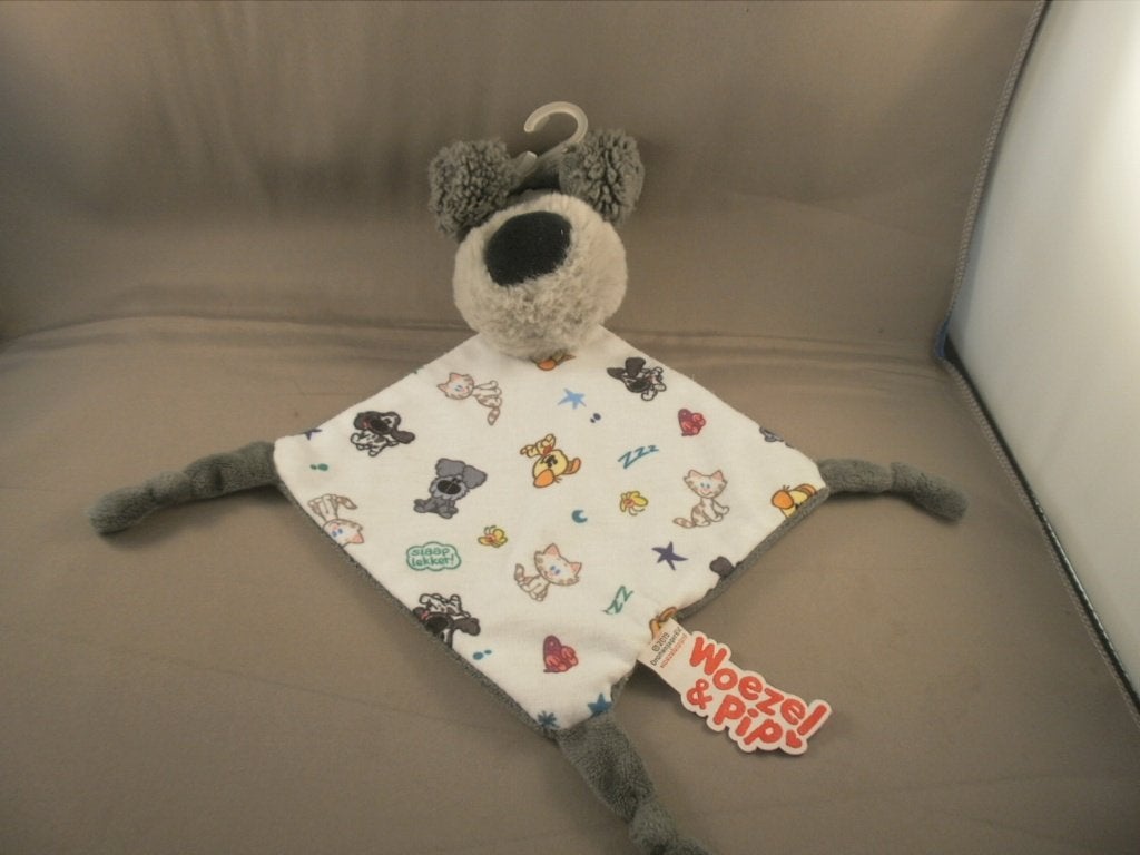 woezel of pip doekje dromervanger met bedruk doekje geel of, Overige karakters, Nieuw, Wasbaar, Middelgroot (20 tot 80 cm)
