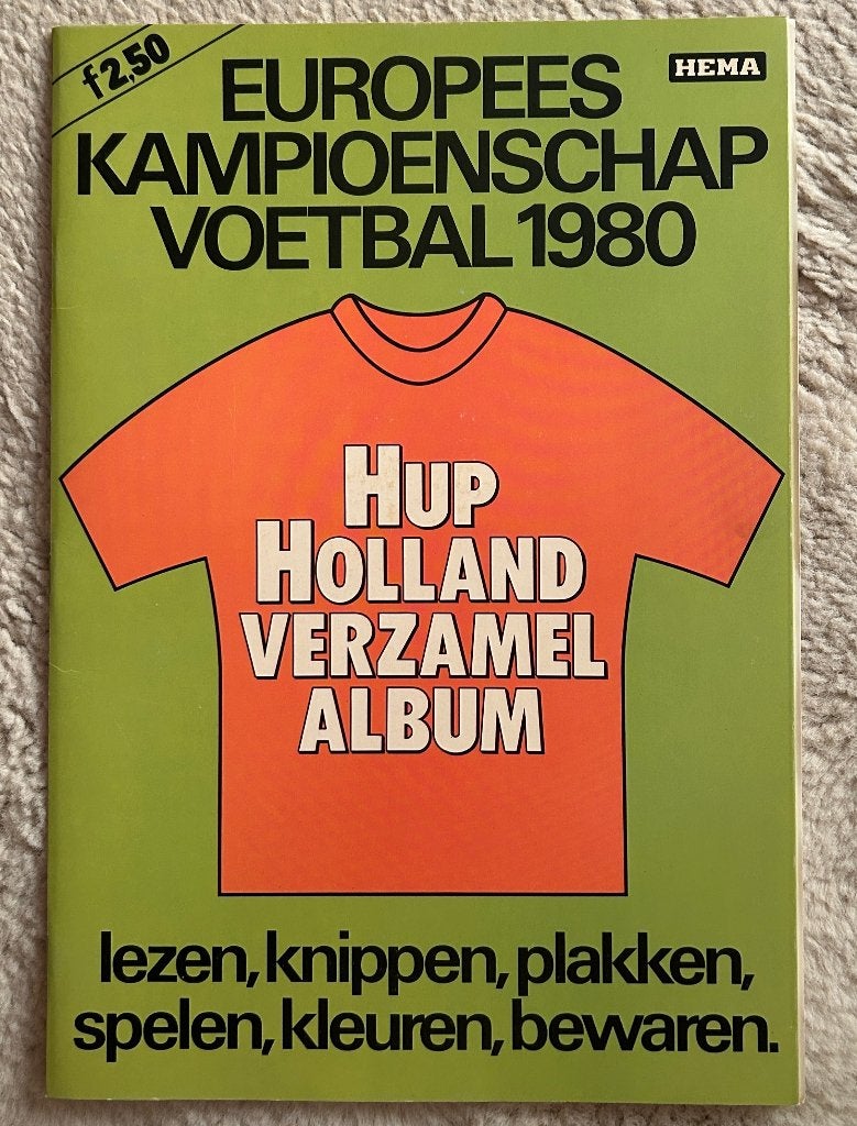 Hema Hup Holland Verzamel Album (1980), Verzamelen, Ophalen of Verzenden, Zo goed als nieuw, Overige binnenlandse clubs, Boek of Tijdschrift