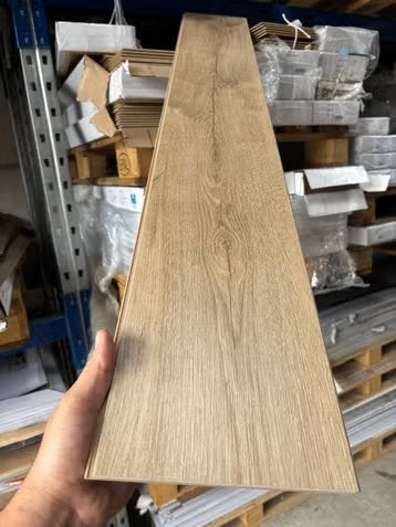 Goede kwaliteit laminaat - Restpartij +/- 10m2, 50 tot 150 cm, Zo goed als nieuw, 10 tot 30 cm, Hout