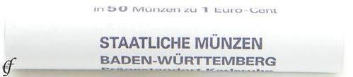 50x 1 Eurocent Duitsland 2002G in Muntrol - Niet blind - UNC, Verzenden, Duitsland, 1 cent, Setje