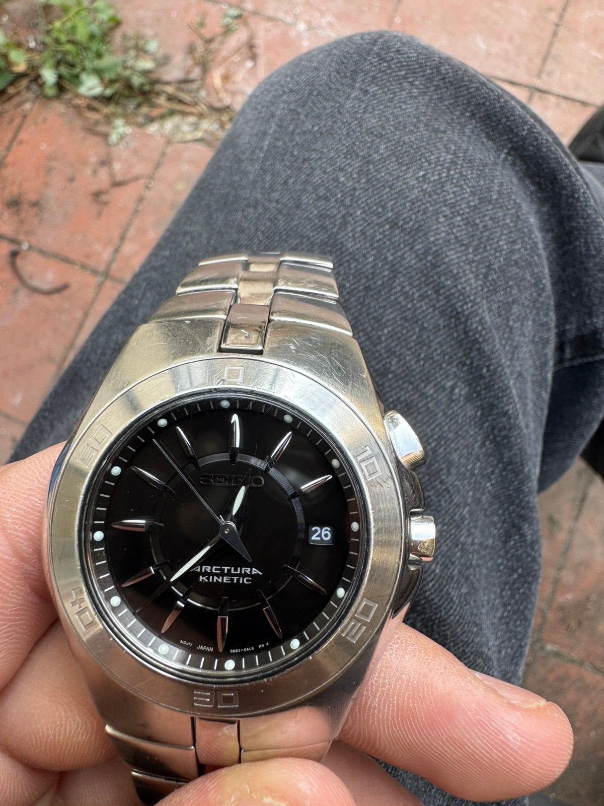 Seiko horloge, Sieraden, Tassen en Uiterlijk, Horloges | Heren, Ophalen of Verzenden, Gebruikt, Staal, Seiko