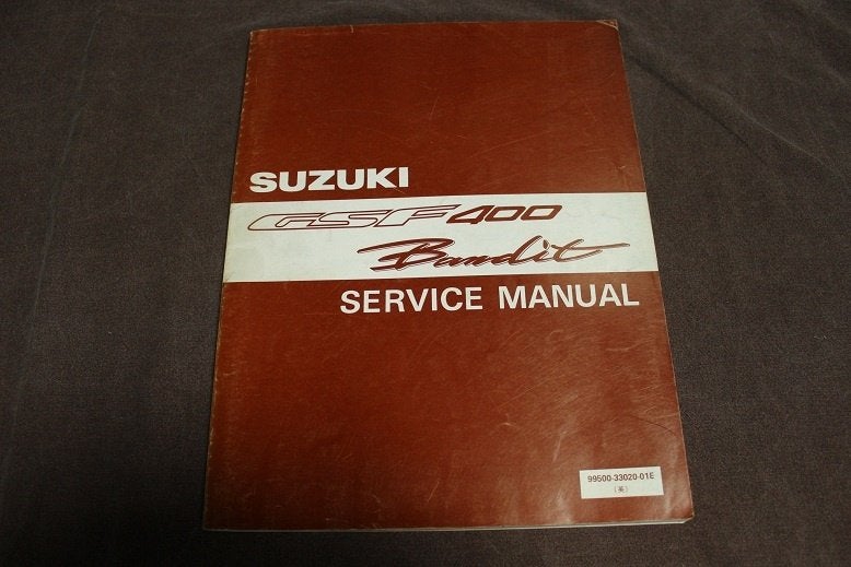 Suzuki GSF400 Bandit 1990 motorcycle service manual GSF 400, Ophalen of Verzenden, Suzuki