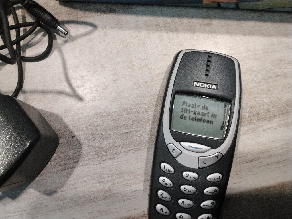 Nokia 3310 compleet, Gebruikt, Blauw, Geen camera, Fysiek toetsenbord